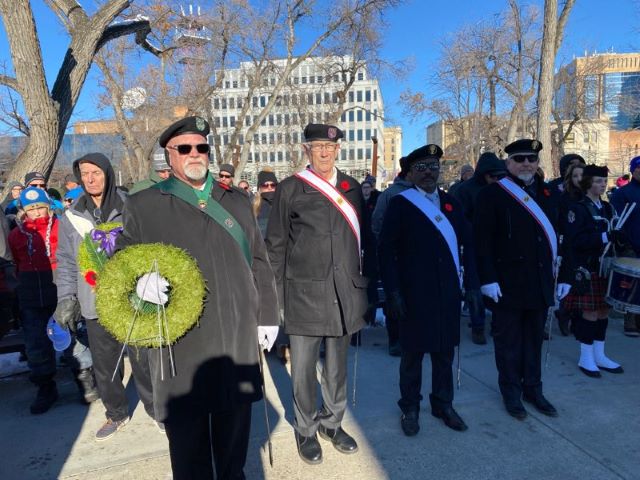 November 11 at the Cenotaph Downtown in Regina