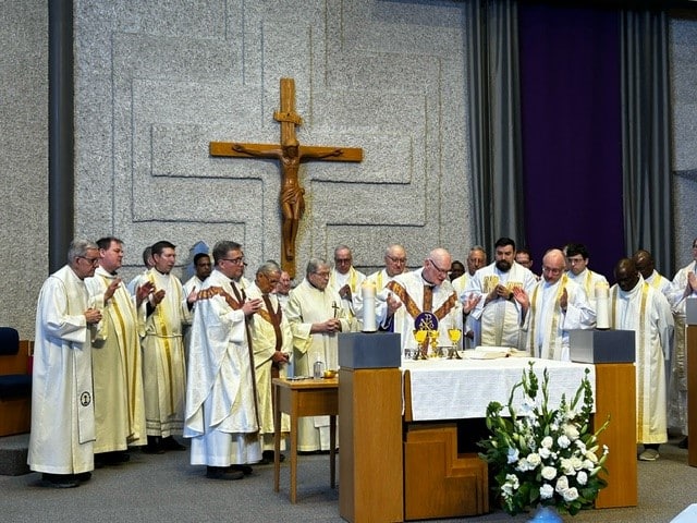Funeral for Rev Bernard De Margerie