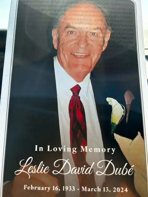 Funeral For Brother Leslie Dube