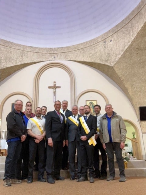 Wilkie Council #3575 Welcomes New Brothers