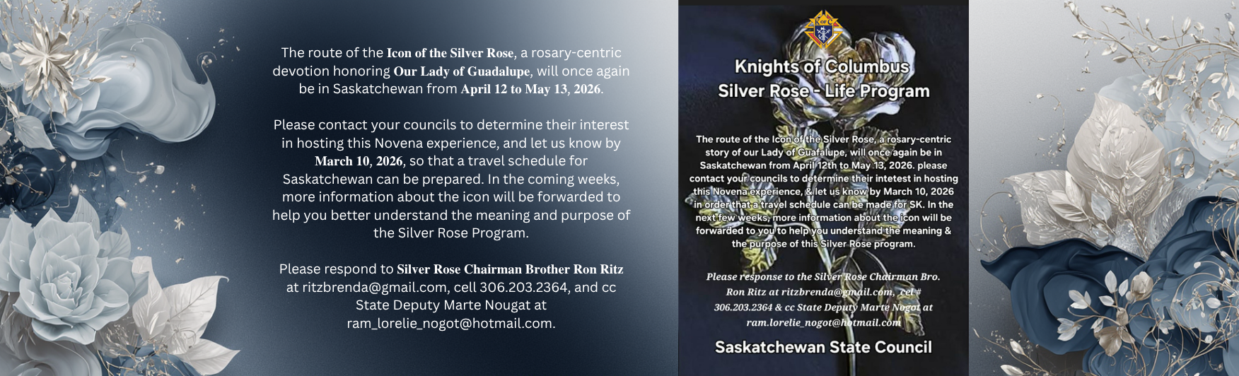 Knights Of Columbus Silver Rose 2026